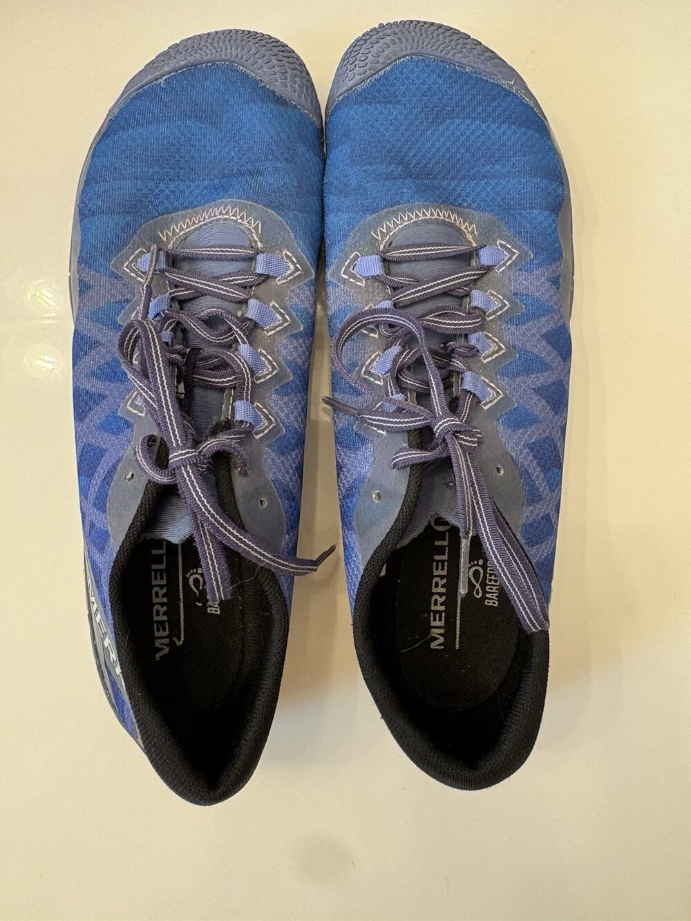 Merrell Vapor Glove 3 Barefoot Trail Running Shoes Women’s Size 9.5 Baja Blue